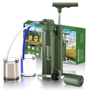 Purewell Portable Water Filter Pump...