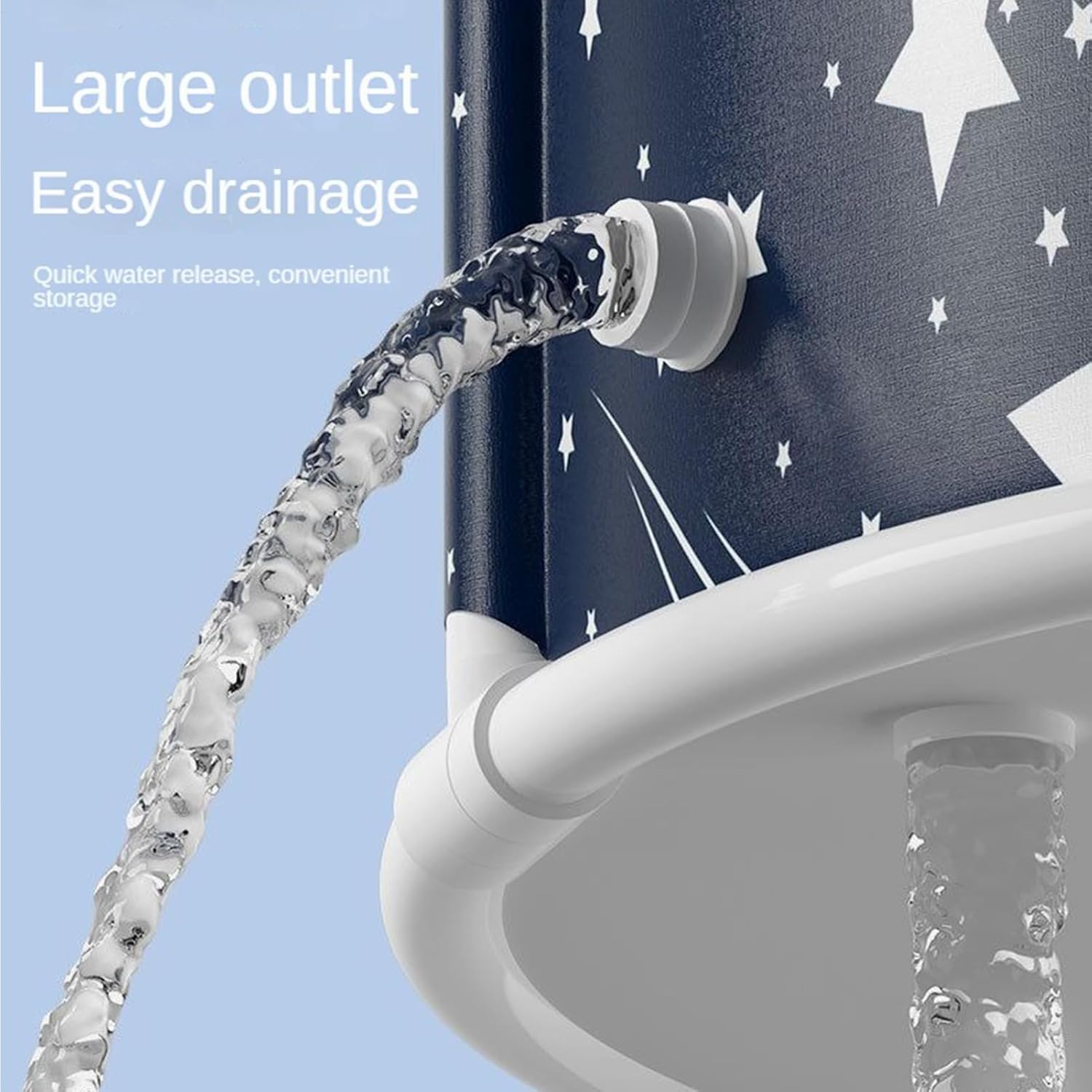 Folding Bathtub, Foldable Bathtub for Adults, Ice Bathtub for Adults, for Outdoor Athletes, Foldable for Hot Bath - Image 7