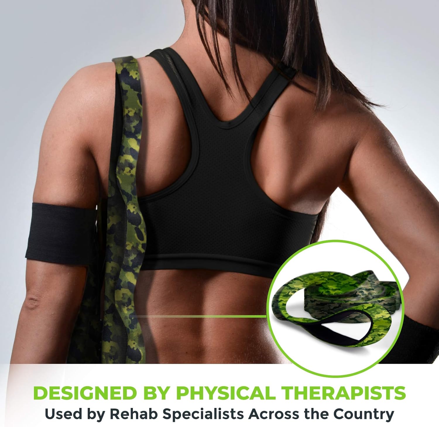 Gradient Fitness Stretching Strap, Premium Quality Multi-Loop Strap, Neoprene Padded Handles, 12 Loops, 1.5" W x 8' L - Image 6