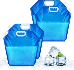 4 PCS Ice Bath Bags, Reusable Batht...