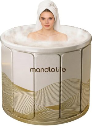 Portable Bathtub for Adults, Collap...