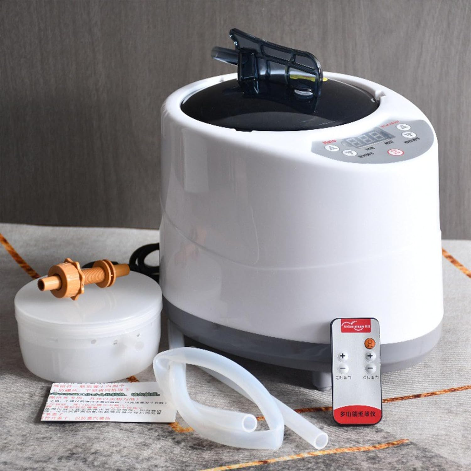 Portable Sauna Steamer Machine, Steam Generator for Sauna Box & Steam Room, 3L Electric Sauna Heater, Portable Steam Sauna Kit with Remote-Essential Home Spa Sauna Accessories - Image 3