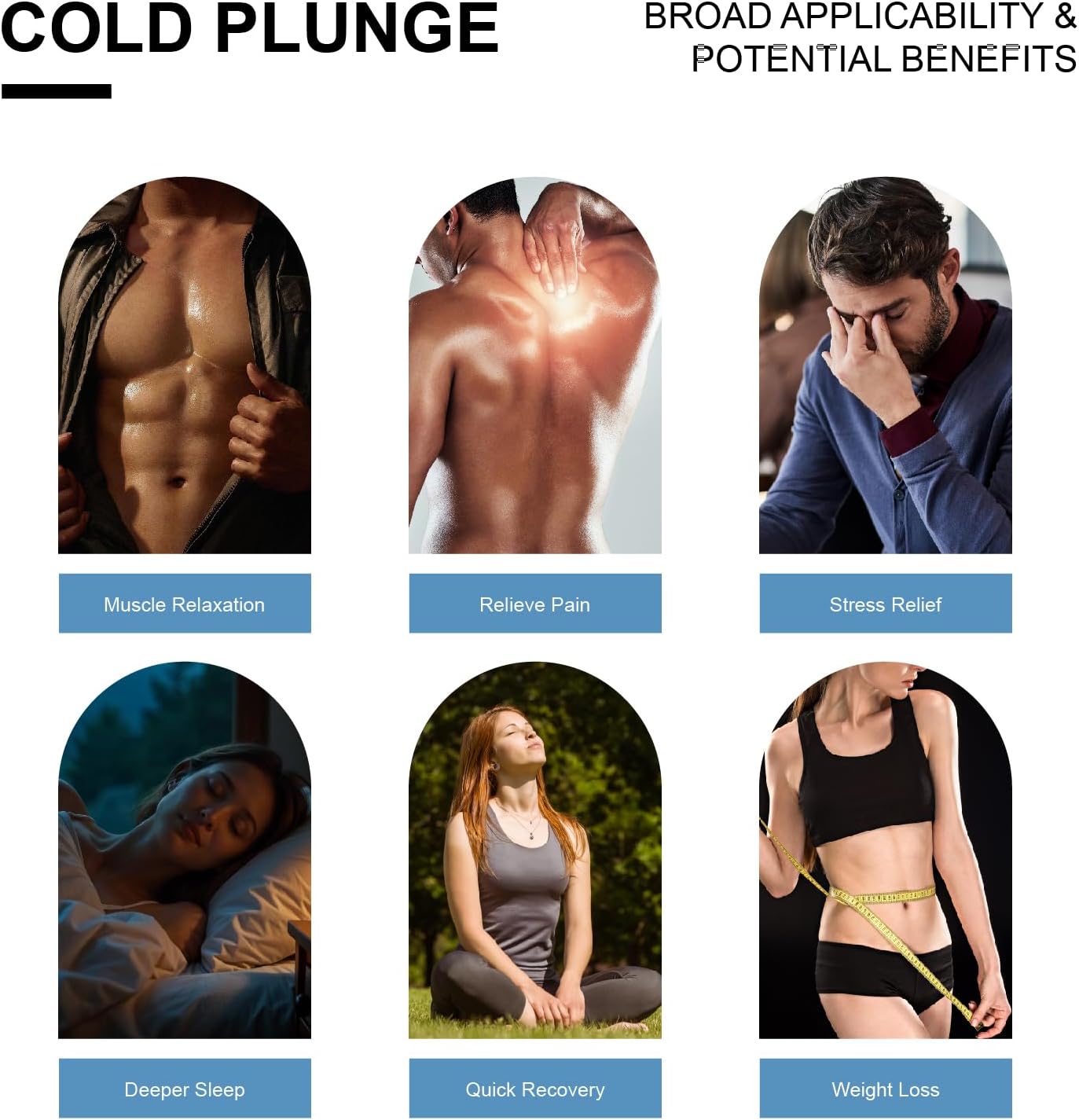 HotMax XXL Drop Stitch Ice Bath Tub for Recovery 216 Gal, Compatible with Water Chillers, Cold Plunge Tub with Insulated Lid, Multi-layer Portable Bathtub for Cold Water Therapy(59IN*32.2IN*27IN) - Image 4