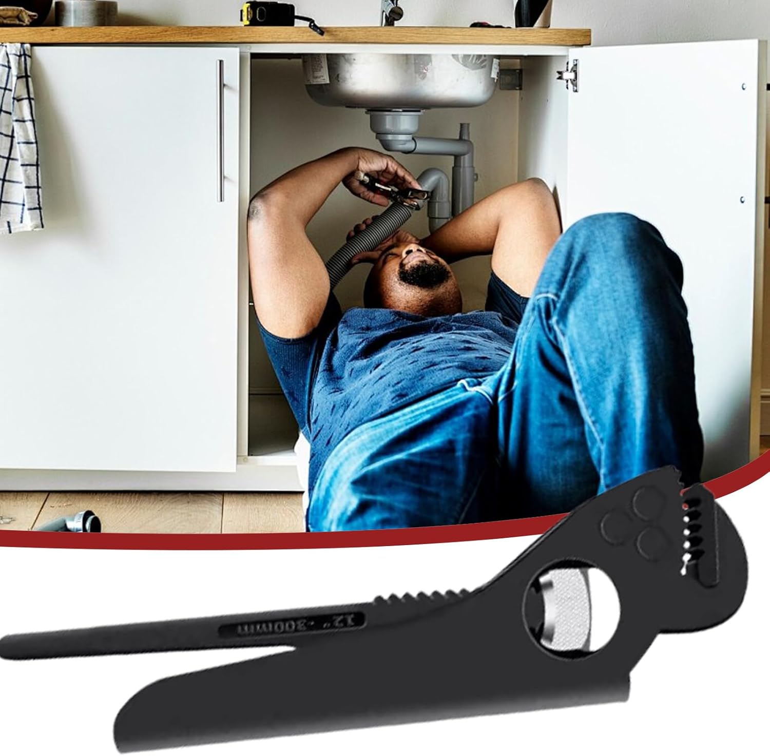 Water Pump Pliers,Hose Recovery Wrench | V-Beek Water Pliers for Industry, Plumber, Electrician and Household Use - Image 3