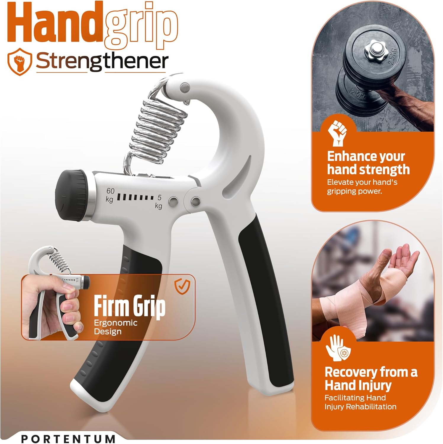 Hand Grip Strengthener Exerciser 5-60 kg - Image 2