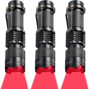 Honoson Red Light Flashlight for Ni...