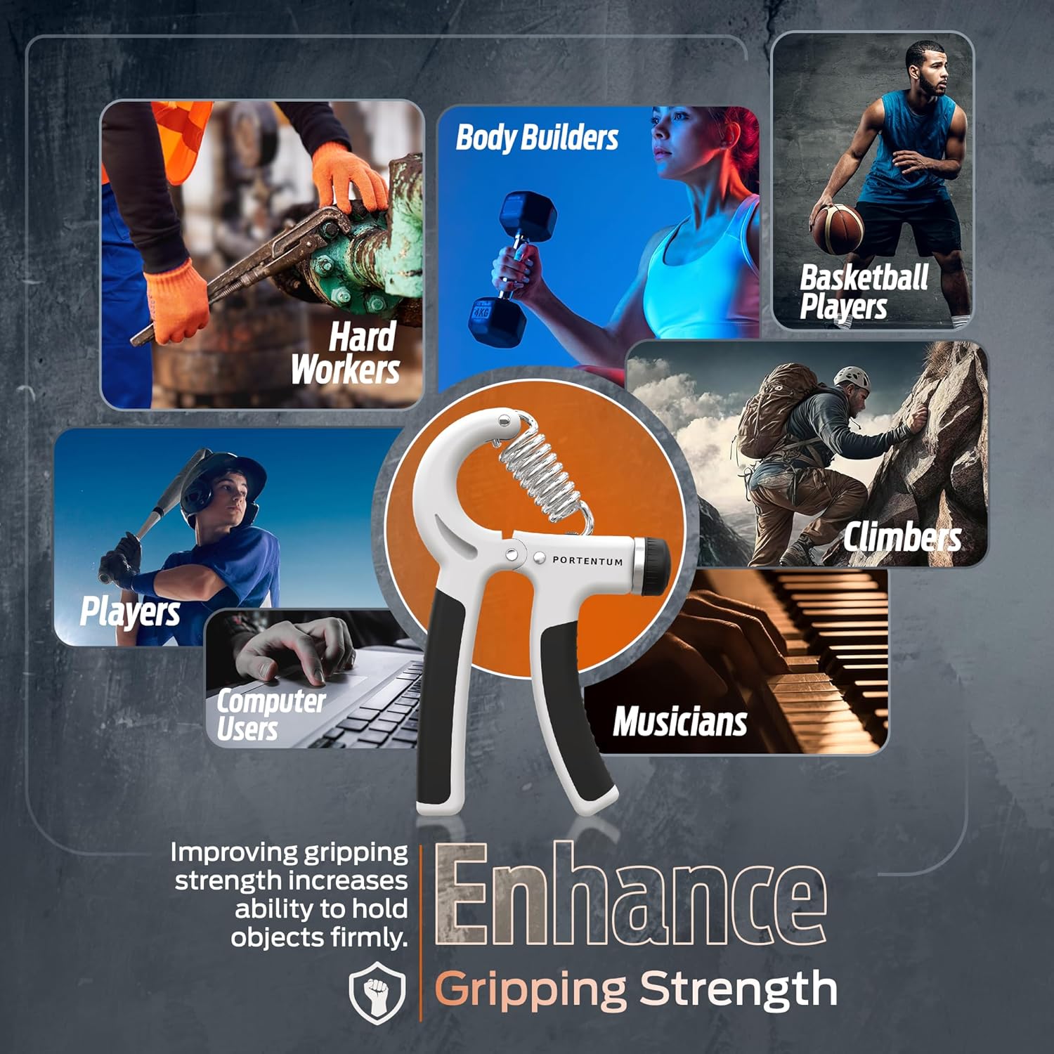 Hand Grip Strengthener Exerciser 5-60 kg - Image 7