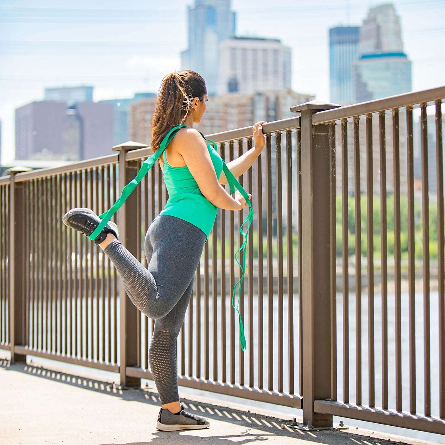 The Original Stretch Out Strap with Exercise Book by OPTP - Top Choice of Physical Therapists & Athletic Trainers - Image 9