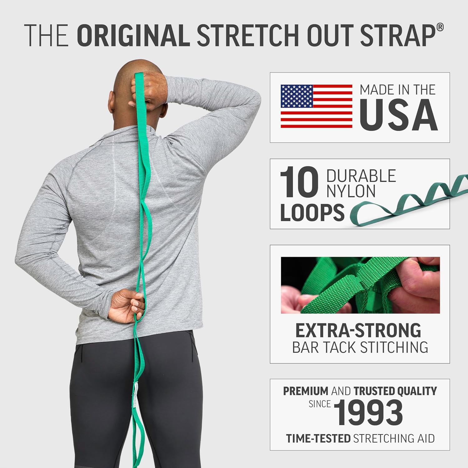 The Original Stretch Out Strap with Exercise Book by OPTP - Top Choice of Physical Therapists & Athletic Trainers - Image 4