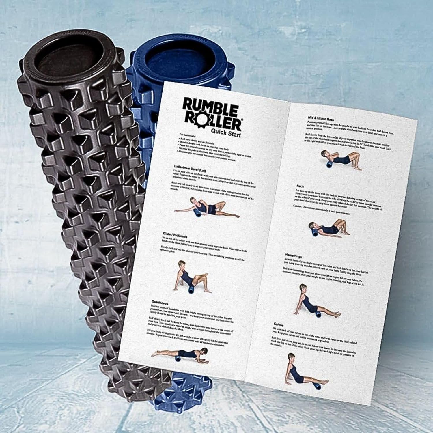 RumbleRoller Textured Muscle Foam Roller - Image 2
