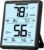DOQAUS Digital Hygrometer Room Thermometer Indoor, Humidity Meter with Large LCD Display, Backlight Temperature Humidity Monitor with Max Min Records, Black