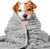 LaSyL Weighted Blanket for Pets | Thunder Blanket for Dogs Anxiety | Premium Soft Minky | Relaxation & Calming & Anti Anxiety | Used in Car, Bed, Couch | Dark Grey, Washable Large 40″ L x 47″ W