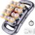16-Head Massage Gun Set, Deep Tissue Massage Gun with 3 Modes & 30 Intensities,Back Muscle Massager, Portable Quiet Percussion Massager for Legs, Waist, Back Muscle Pain Relief