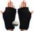 Wrist Wrap Cold Hand Therapy Gloves, Hand Ice Pack, Ice and Heat Therapy Pain Relieving Mittens | Microwavable and Freezable, Arthritis, Finger and Hand Injuries, Carpal Tunnel (Black (2 Pack))