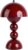 Rechargeable Table Lamp, 3-Color Dimmable Cordless Desk Lamp with Touch Control, Portable Battery Powered Nightstand Lamp for Bedroom, Kitchen, Outdoor, Camping, Decoration (Dark Red)