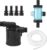 Poafamx Cold Plunge Accessories, Ice Bath Chiller Kit with 317GPH Water Pump, Filter, Hose, 1/2” to 0.71″ Connectors, Complete Ice Bath Accessories for Seamless Connection of Chiller to Ice Bath Tub