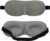 Trimming Shop 3D Sleep Eye Mask with Adjustable Strap Luxury Blindfold Sleep Mask Men & Women Light Blocking Eye Blinder Soft & Comfortable Sleep Mask for Travel Sleeping (Grey)