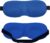 Trimming Shop 3D Sleep Eye Mask with Adjustable Strap Luxury Blindfold Sleep Mask Men & Women Light Blocking Eye Blinder Soft & Comfortable Sleep Mask for Travel Sleeping (Lake Blue)