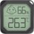 ABS Miniature Electronic Thermometers Hygrometer For Indoor Precisions Accurate Temperature Humidity Data Pet Cage Nursery Climate Control Device
