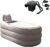 Inflatable Adult Bathtub, 57” Portable Ice Bath Tub for Athletes, Foldable Cold Plunge Tub with Zipper Cover, Home Spa Cold Water Therapy Soaking Tub with Headrest (Air Pump Included)