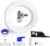 Ice Maker Fridge Water Filtration Refrigerator Installation Kit + Shut-Off T Valve 1/4” O.D Tube Quick Connect Kit, Water Line Splitter for Reverse Osmosis RO Systems & Water Filters. (33ft Tube)