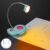 Book Reading Light for Kids, Rechargeable Amber Book Light for Reading in Bed, Travel Reading Lights, 2 Lighting Modes, Blue Light Blocking, Clip on Small Bookmark Light for Bookworms-Blue