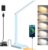 LED Desk Lamp with USB Ports,Touch Desk Lamps for Home Office with 5 Color Modes,3 Brightness Desk Light with Small Night Light,Reading Lamp Table Lamp for Bedroom Bedside Study Blue （with adapter）