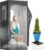 Adamson Portable Sauna for Home Use – Indoor Sauna Box for Relaxation and Easy Folding Home Setup – Personal Full Body Steam Tent with 2.6L Steamer & Foldable Chair – 2.6’ x 2.6’ x 5.9’ – Nylon Black