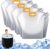 4 Pcs Ice Bath Bags Reusable, 10L Cold Plunge Ice Bags Portable Bathtub Freezer Water Bags Ice Bath Water Chiller Cold Plunge Tub Accessories Ice Barrel Cold Therapy