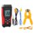 Digital K Type Thermometer with Thermocouple Probe + Temperature Clamp Probe -328°F ~ 2501°F Single Channel HVAC Thermometer K Thermocouple Temperature Measurement Industrial Temperature Meter