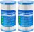 BAOSHISHAN Ice Bath Filter, 5-Inch 20 Micron Replacement Cartridges, 2-Pack for Inflatable Cold Plunge Tubs and Chillers, Easy Fit for DIY Water Filtration System