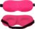Trimming Shop 3D Sleep Eye Mask with Adjustable Strap Luxury Blindfold Sleep Mask Men & Women Light Blocking Eye Blinder Soft & Comfortable Sleep Mask for Travel Sleeping (Hot Pink)