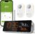 MOCREO WiFi Remote Thermometer Freezer Alarm, 1/3 Mile Long Range, IP66 Waterproof, App Email Alert, with Digital Monitor Hub, 2 Smart Wireless Temperature Sensors for Fridge, RV, Greenhouse