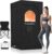 Sauna Box, Portable Sauna for Home use with Ten Aluminium foil Heating Blankets，Personal Steam Saunas with 3L Steamer, 9 Levels, Folding Chair，Extra Large Size (36 * 36 * 71inch)