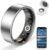 Smart Ring Health Tracker/Men’s and Women’s Health Rings/Multi-Motion Mode for Men and Women, No Subscription Fee, for iPhone and Android (Silver, 12)