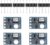 ECSiNG 4 Sets AHT10 I2C Digital Temperature Humidity Sensor Module Temperature Humidity Measurement Module IIC Communication Replace SHT20 Suitable for Testing Equipment