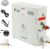 CGOLDENWALL 4.5KW Steam Sauna Generator Kit 220V Shower Bath SPA Generator for Home Commercial Use, with Self-draining Sytem, LED Digital Controller 35-55℃ for 3m³ -4.5m³ Space Heating