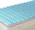 DMI Twin XL Mattress Topper Egg Crate Foam for Pressure Relief, Weight Distribution & Enhanced Airflow | Dorm Bed Mattress Topper 2 Inch – Improved Comfort & Alignment- Blue