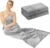 Infrared Sauna Blanket Towel Inserted 30″ x 70″ Reusable Machine Washable Insert Towel Easy Detoxification Simplifies Clean-Up Super Absorbent Perfect Companion for Infrared Sauna Blanket (Gray)