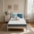 6 Inch Twin Size Memory Foam Mattress in a Box, Cooling Pressure Relief, Medium Feel, Washable Removable Cover, Fiberglass Free