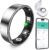 Smart Ring with Sleep Monitoring, Step Counting, Heart Rate, Blood Oxygen for iOS and Android, No Subscription Fee, IP68 Waterproof Health Tracker (Silver, 10)