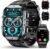 OUKITEL BT20 Military Smart Watches for Men(Answer/Make Calls), 1.96” Fitness Smart Watches for Android/iPhone, Waterproof Smart Watch with Blood Pressure/Heart Rate/100+ Sport Modes, Watches for Men