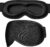 GRIFEMA GH03 Sleep Mask – 3D Eye Space, Light Blocking, Pressure-Free Fit, Adjustable Velcro Strap, Breathable Fabric, Home and Travel, Unisex, Black